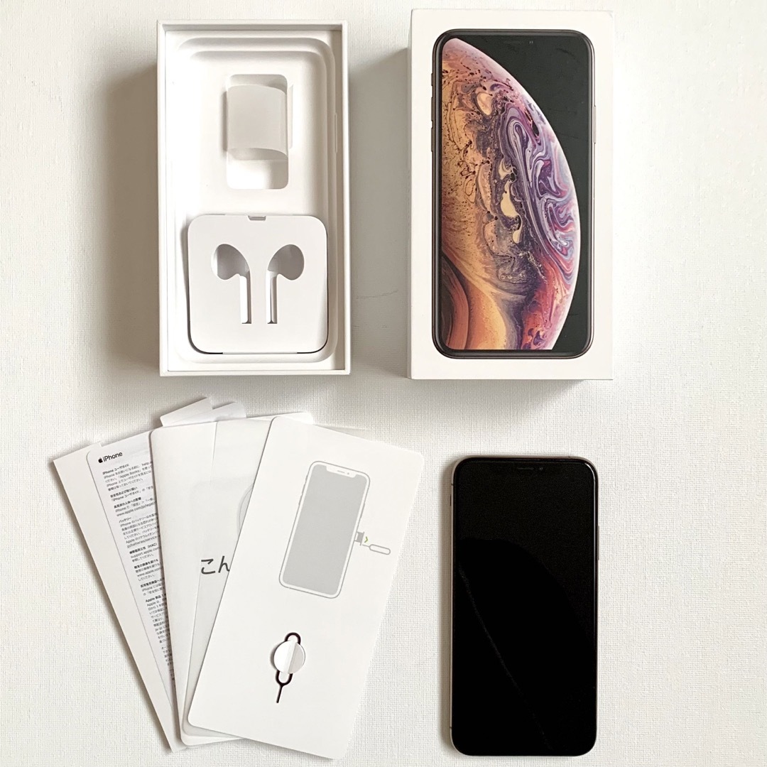 最新スタイル 美品 iPhone xs Gold 256 GB SIMフリー ゴールド