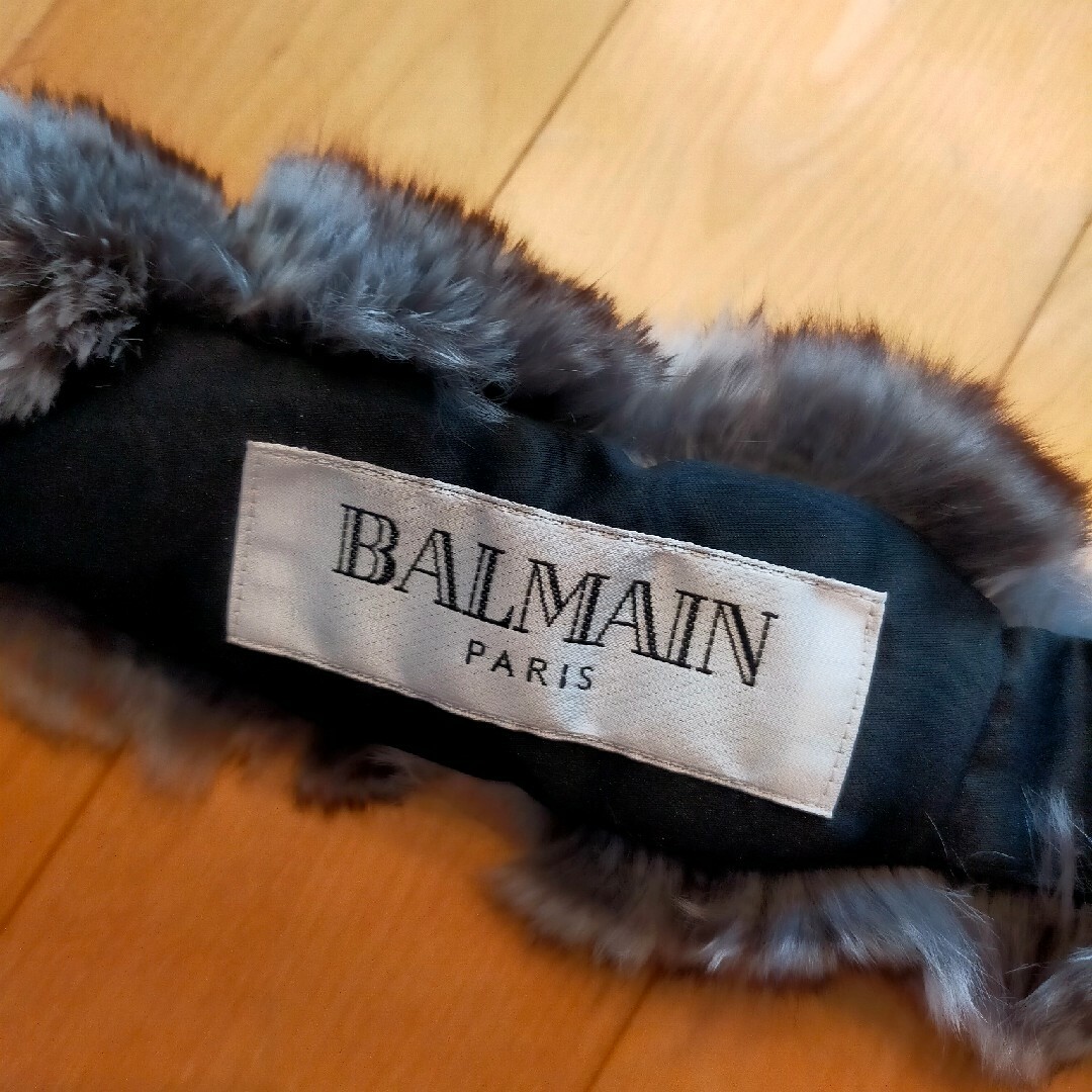 BALMAIN(バルマン)のBALMAIN　チンチラマフラー レディースのファッション小物(マフラー/ショール)の商品写真