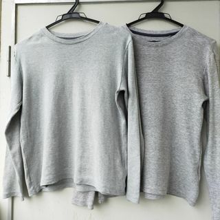 ユニクロ(UNIQLO)のユニクロ ソフトタッチクルーネック カットソー 長袖 コットン 綿 ロンT(Tシャツ/カットソー)