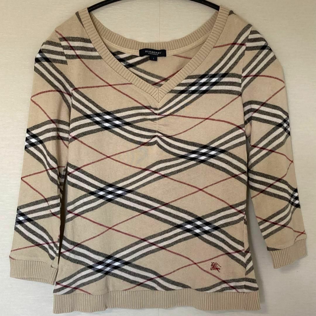 BURBERRY London ニット セーター ノバチェック 薄手 - suurfaceinc.com