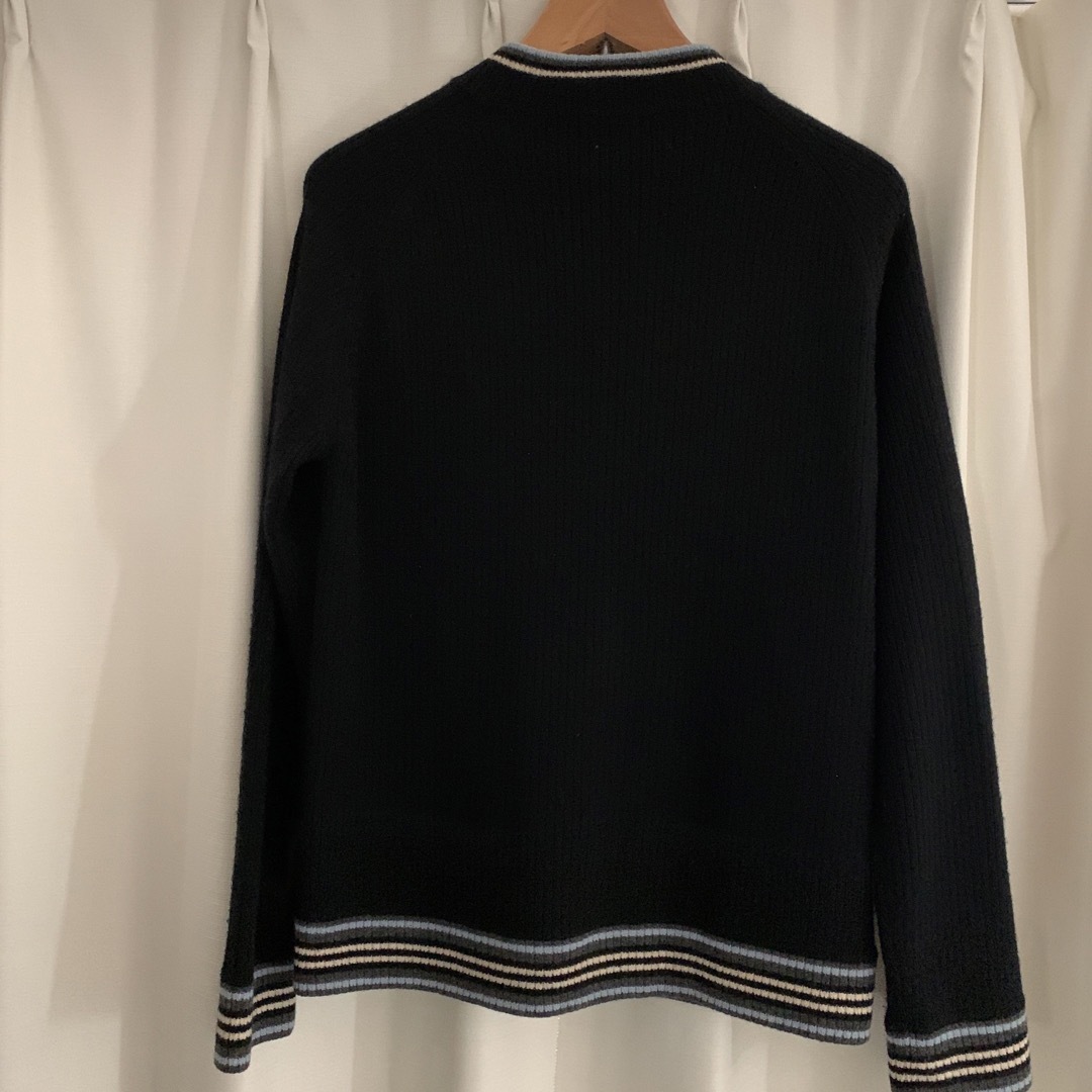BURBERRY BLACK LABEL ニット ジャケット 黒 ブルゾン L-