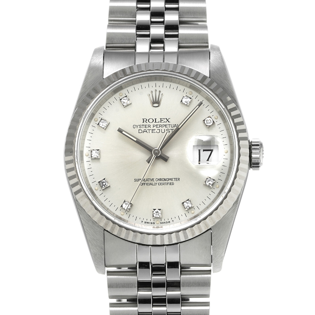 ロレックス ROLEX 16234G L番(1989年頃製造) シルバー /ダイヤモンド メンズ 腕時計