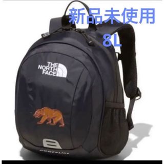 ザノースフェイス(THE NORTH FACE)のノースフェイス　キッズ　リュック　ホームスライス  ブラック　8L(リュックサック)