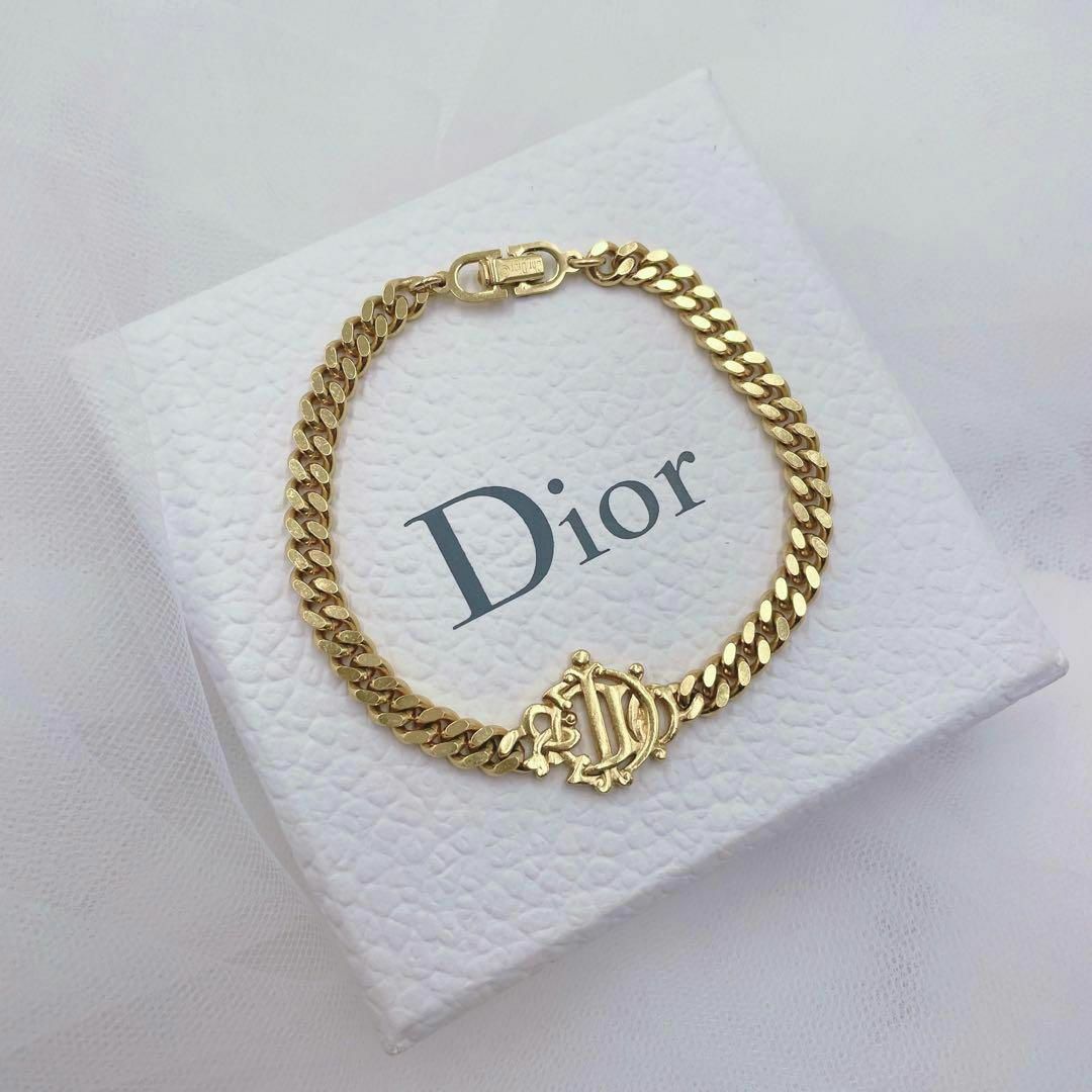 ✨希少極美品✨ Dior エンブレム ロゴ 旧ロゴ ブレスレット 喜平 ドイツ製