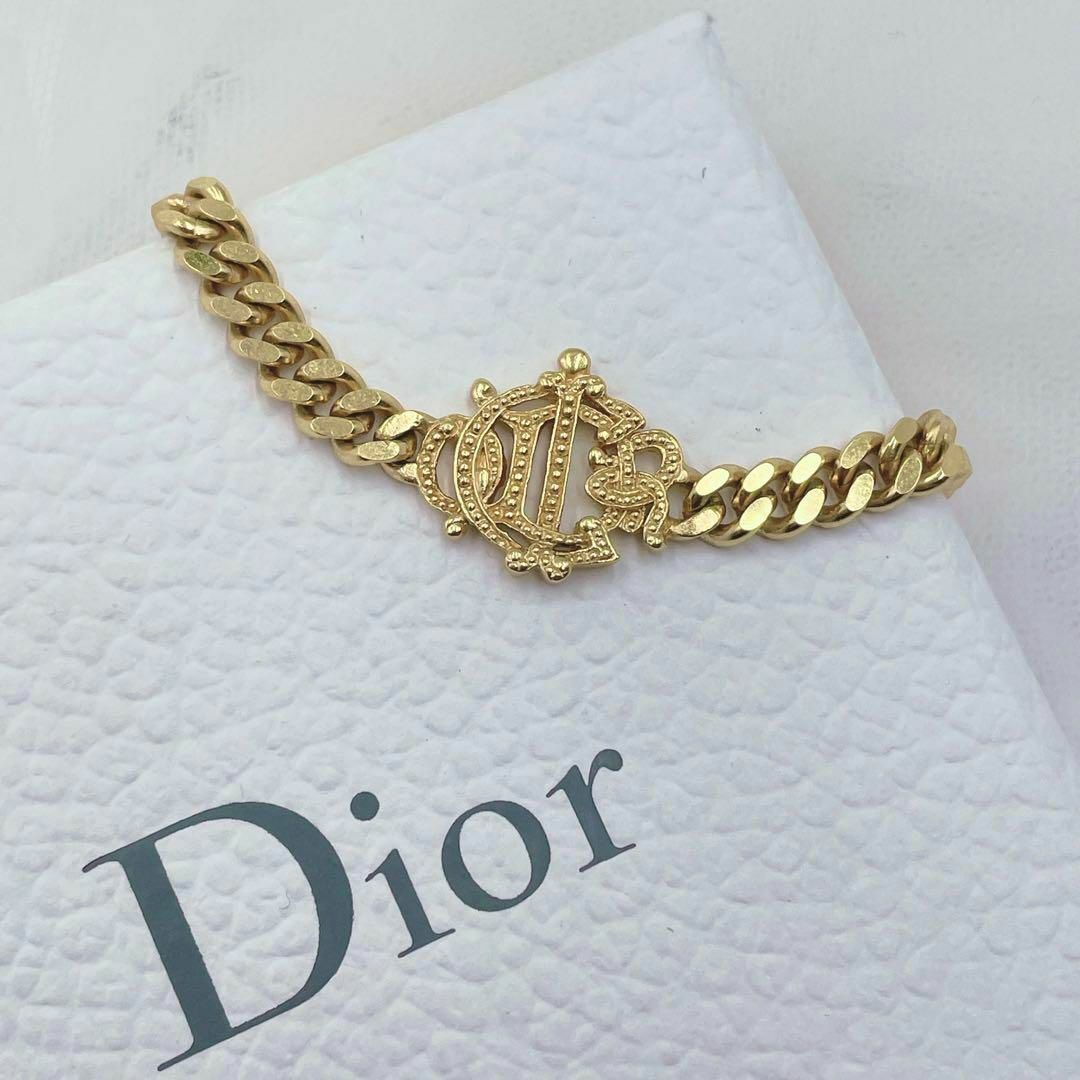 ✨希少極美品✨ Dior エンブレム ロゴ 旧ロゴ ブレスレット 喜平 ドイツ製