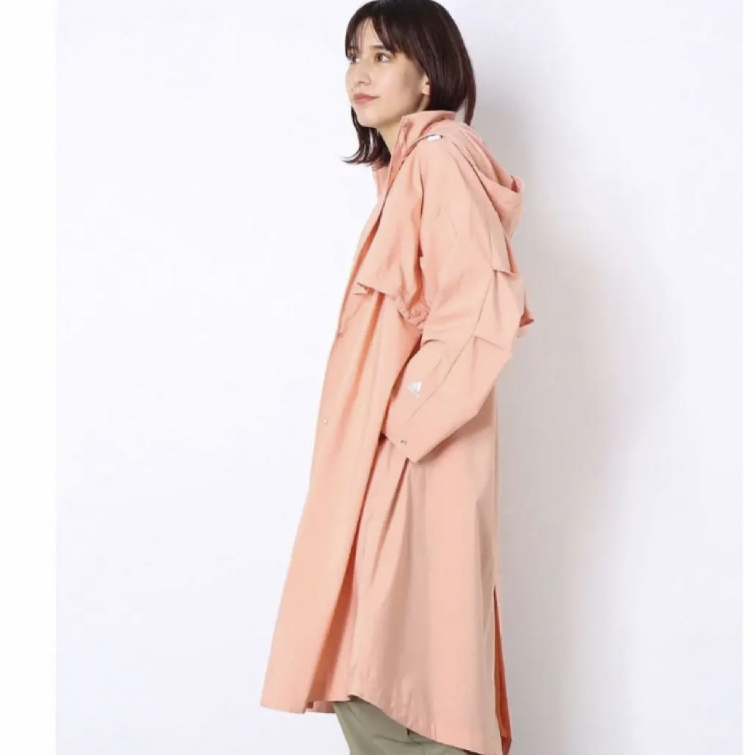 【adidas】新品タグ付 ウィンドジャケット レインコート ピンク XLサイズ | フリマアプリ ラクマ