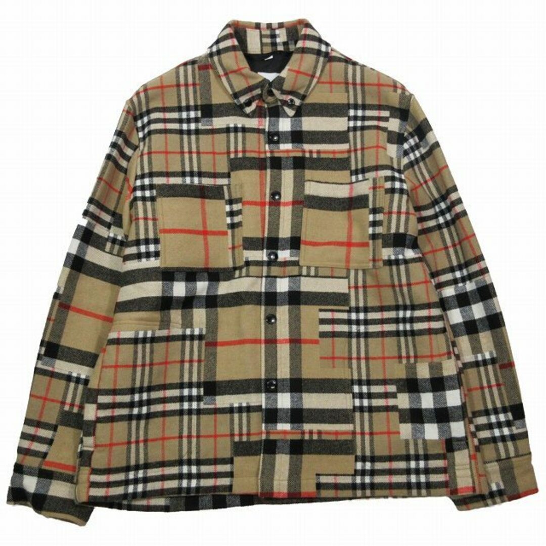 BURBERRY(バーバリー)の極美品 22SS BURBERRY CATERHAM BLOCK SHIRT メンズのジャケット/アウター(ブルゾン)の商品写真