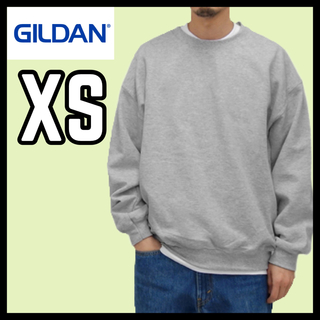 ギルタン(GILDAN)の新品未使用 ギルダン ビッグシルエット スウェット 無地トレーナー グレー XS(スウェット)