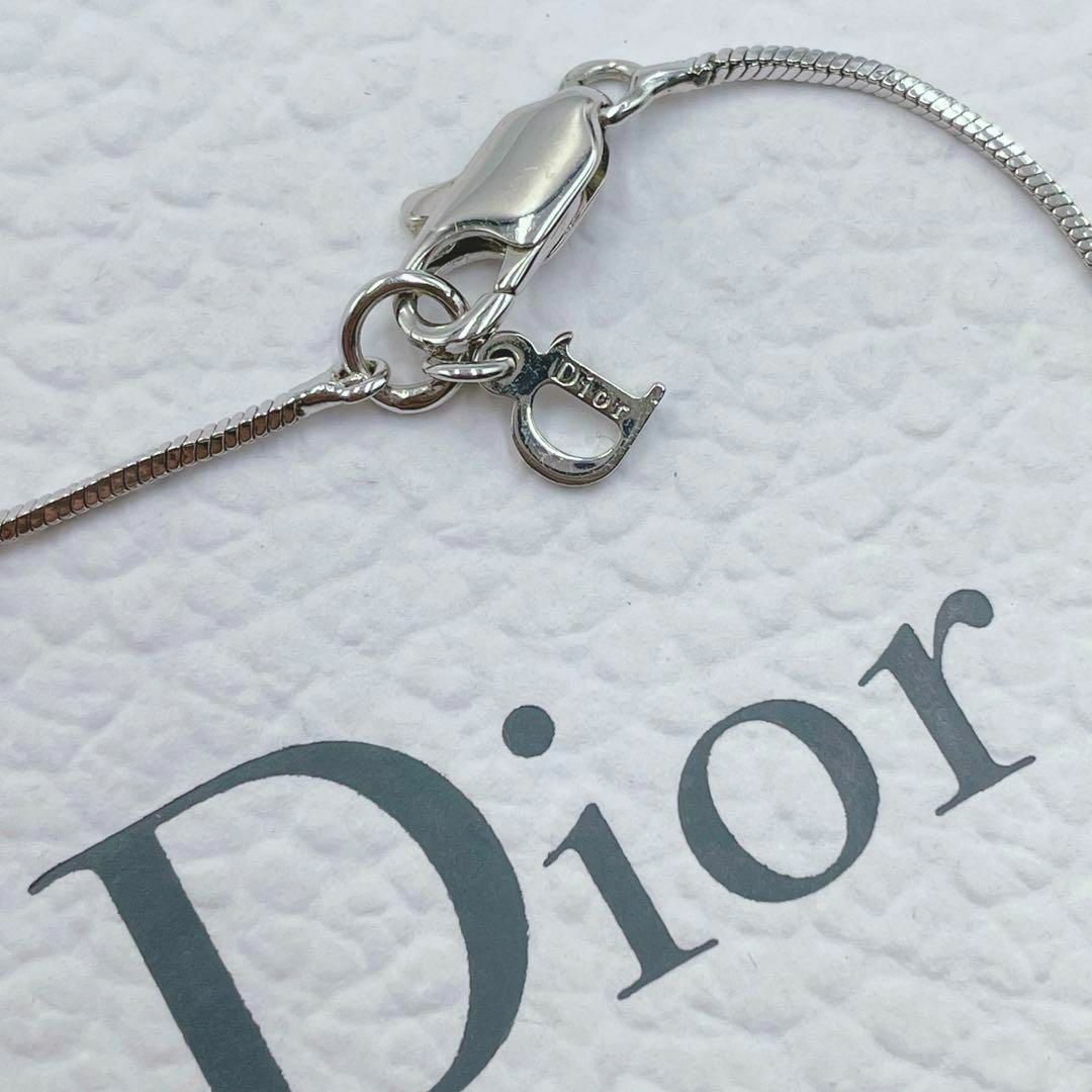 ✨極美品✨ Christian Dior ロゴ ブレスレット シルバー ペイント