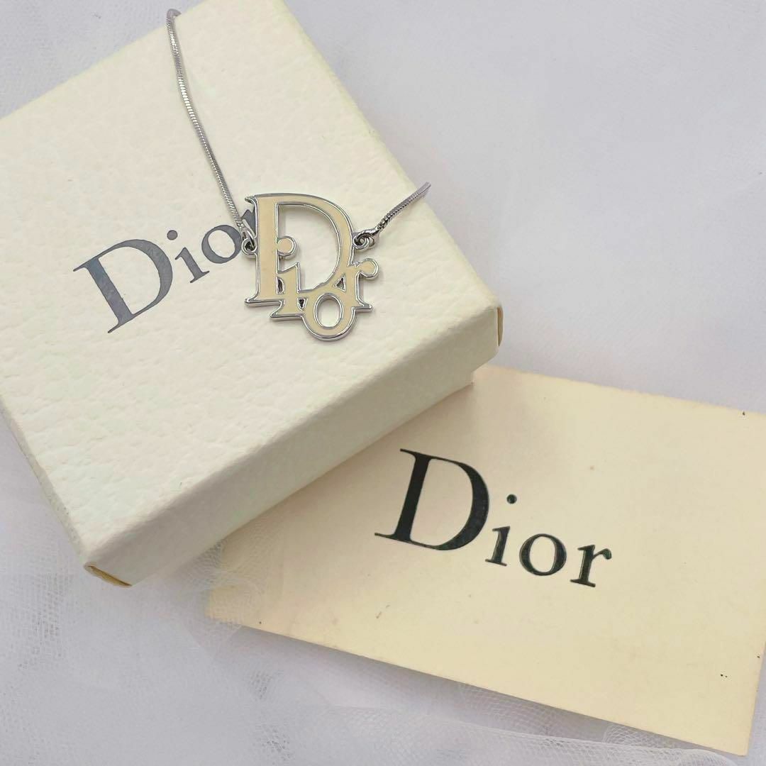 ✨極美品✨ Christian Dior ロゴ ブレスレット シルバー ペイント