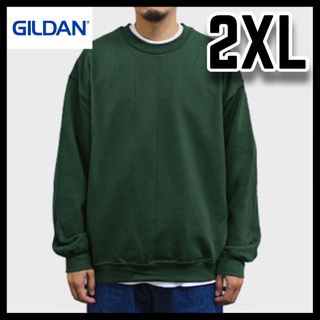 ギルタン(GILDAN)の新品未使用 ギルダン ビッグシルエット スウェット無地トレーナーフォレスト2XL(スウェット)