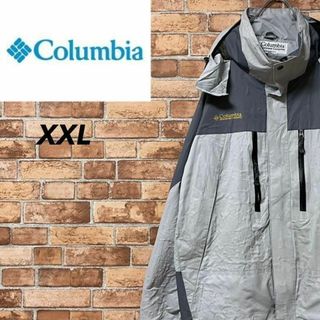 Columbia コロンビア マウンテンパーカー 大きいサイズ L ロゴ