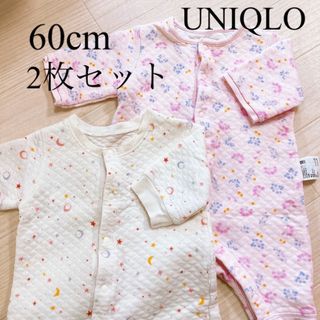 ユニクロ(UNIQLO)のUNIQLO キルトカバーオール 2枚セット(カバーオール)