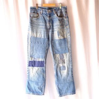 リーバイス(Levi's)の【1990s】ビンテージ　リーバイス　ハードパッチワーク　デニムパンツ　517(デニム/ジーンズ)