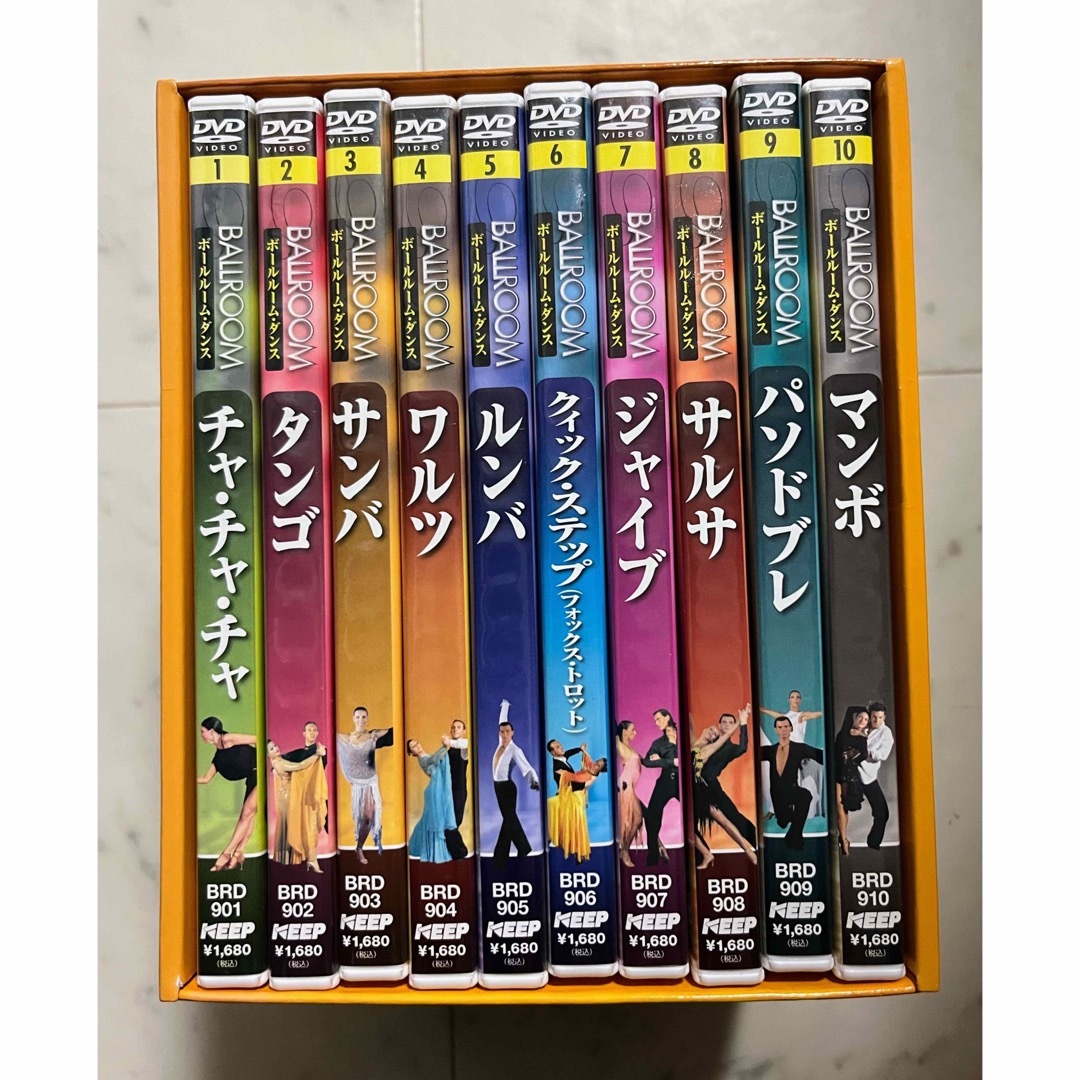 DVD-BOX  ボールルーム・ダンス・シリーズ 全10巻 社交ダンス