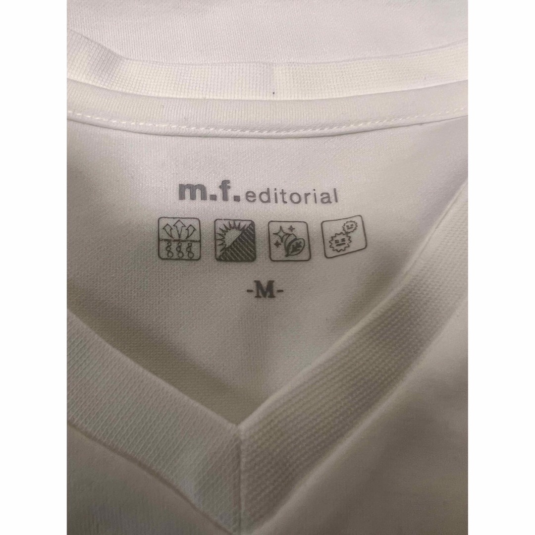 m.f.editorial(エムエフエディトリアル)の★新品★m.f.editorial 半袖トップス　TシャツユニセックスMサイズ メンズのトップス(Tシャツ/カットソー(半袖/袖なし))の商品写真