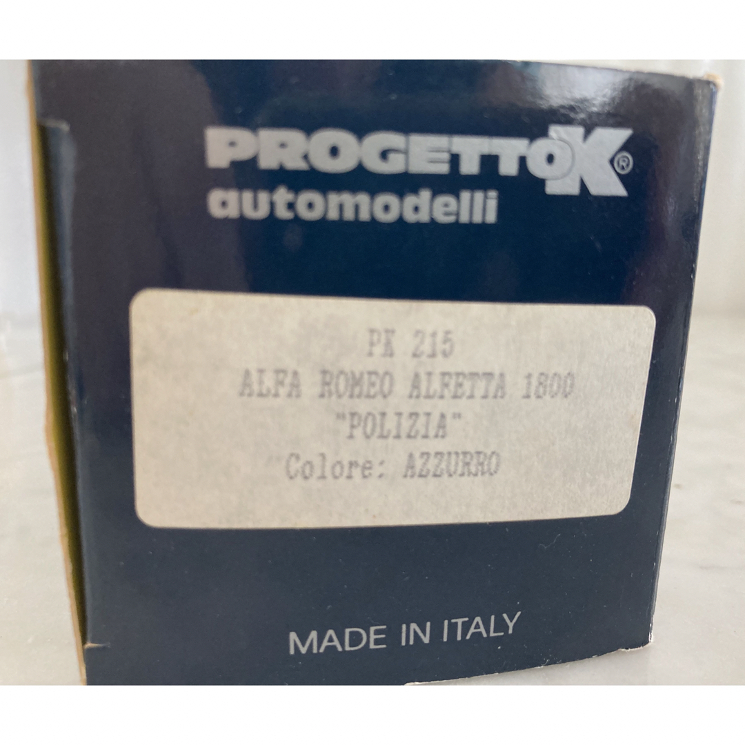 Alfa Romeo(アルファロメオ)の【新品】ITALIA ALFA ROMEO POLIZIA MODEL 🚓🚨🇮🇹 エンタメ/ホビーのおもちゃ/ぬいぐるみ(ミニカー)の商品写真