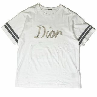 ディオールオム(DIOR HOMME)の22SS ディオール Dior フットボールロゴ刺繍オーバーサイズ半袖Tシャツ(Tシャツ/カットソー(半袖/袖なし))