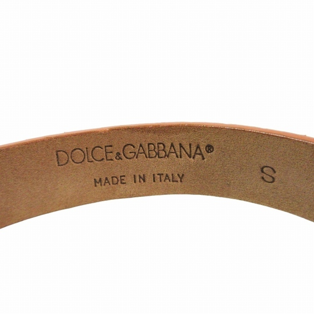DOLCE&GABBANA - DOLCE&GABBANA 蛇皮風 パイソン柄 チョーカー ベルト