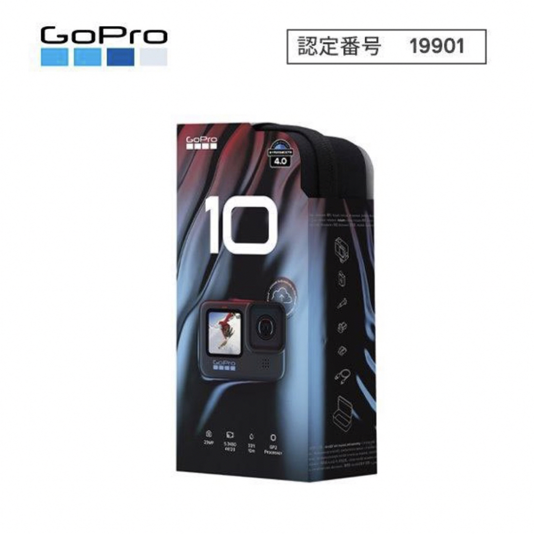 GoPro(ゴープロ)のGoPro ゴープロ HERO10 Black CHDHX-101-FW スマホ/家電/カメラのカメラ(コンパクトデジタルカメラ)の商品写真