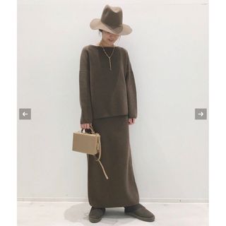 アパルトモンドゥーズィエムクラス(L'Appartement DEUXIEME CLASSE)の【L'Appartement 】Knit プルオーバー／スカートセット(セット/コーデ)