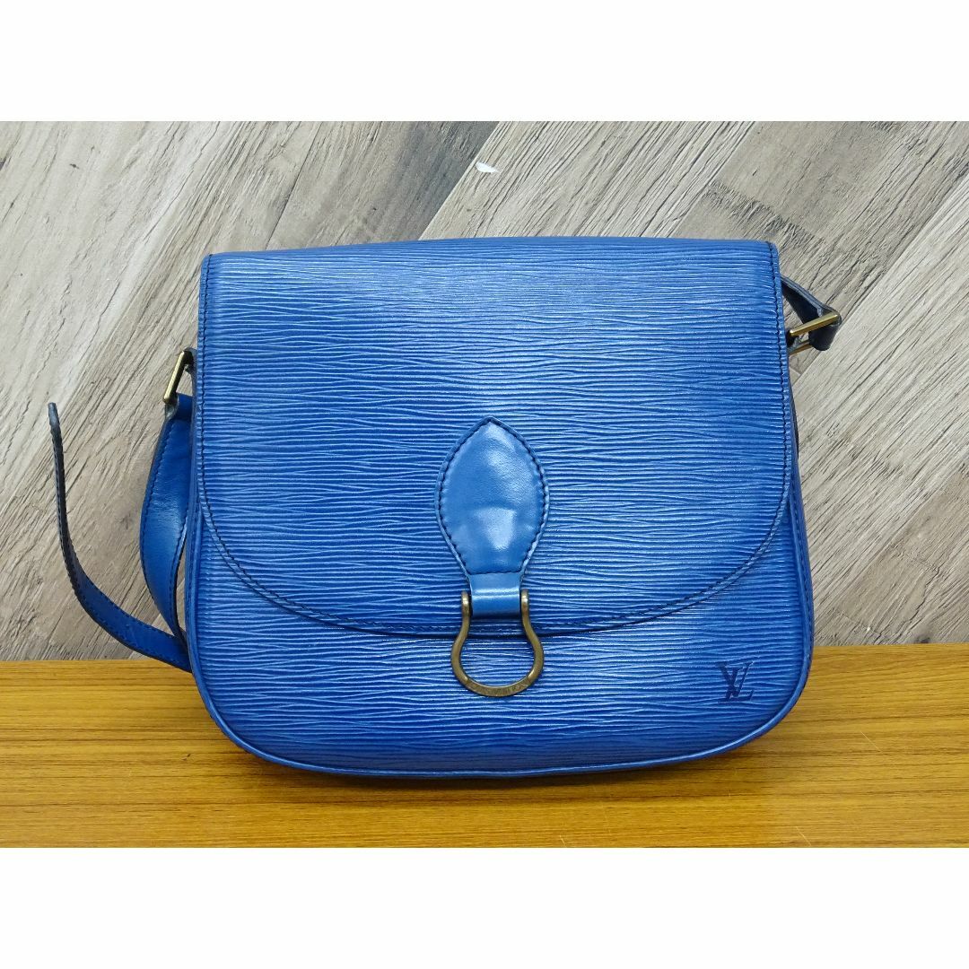 LOUIS VUITTON - K水005/ ヴィトン エピ サンクルー ショルダーバッグ トレドブルー