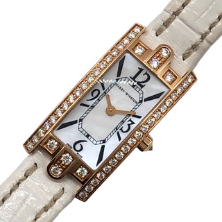 ハリーウィンストン(HARRY WINSTON)の　ハリーウィンストン HARRY WINSTON アヴェニューCミニ　ホワイトシェル AVCQHM16RR017 K18PG レディース 腕時計(腕時計)