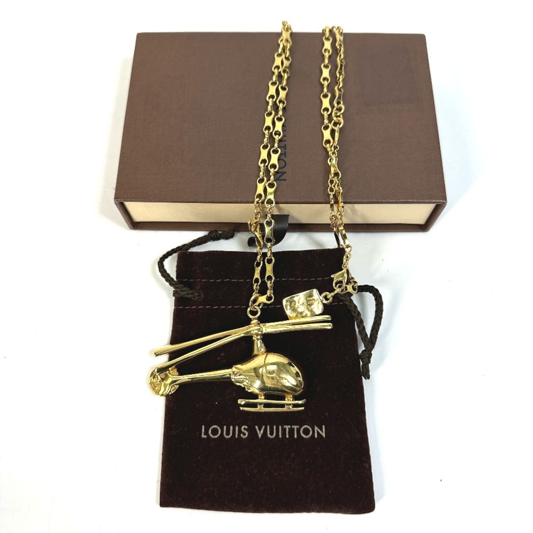 ルイヴィトン LOUIS VUITTON ヘリコプター MP0329 アクセサリー チェーン ネックレス GP ゴールドアクセサリー