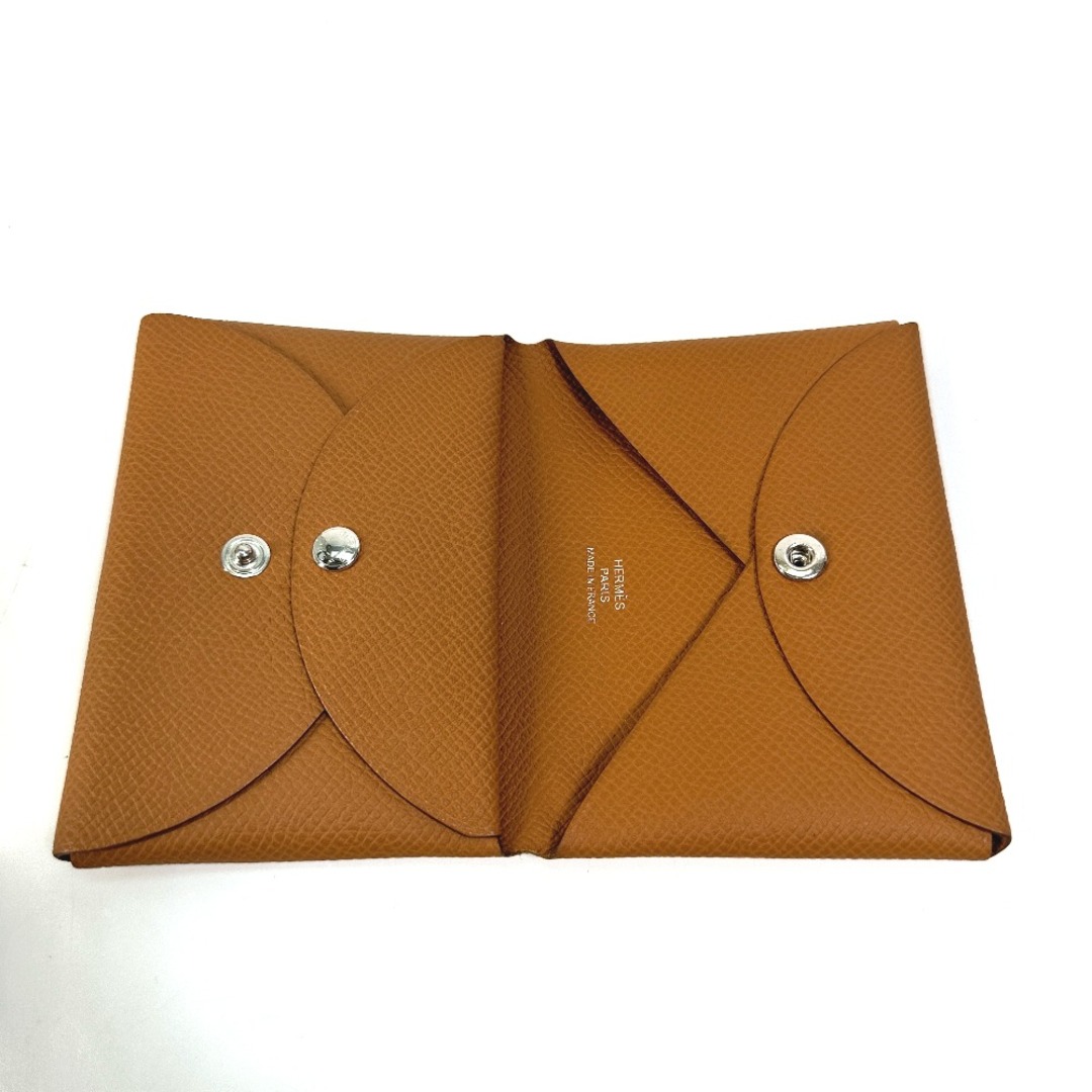 【入手困難】新品♪ HERMES エルメス　カルヴィデュオ　エトゥープ　財布