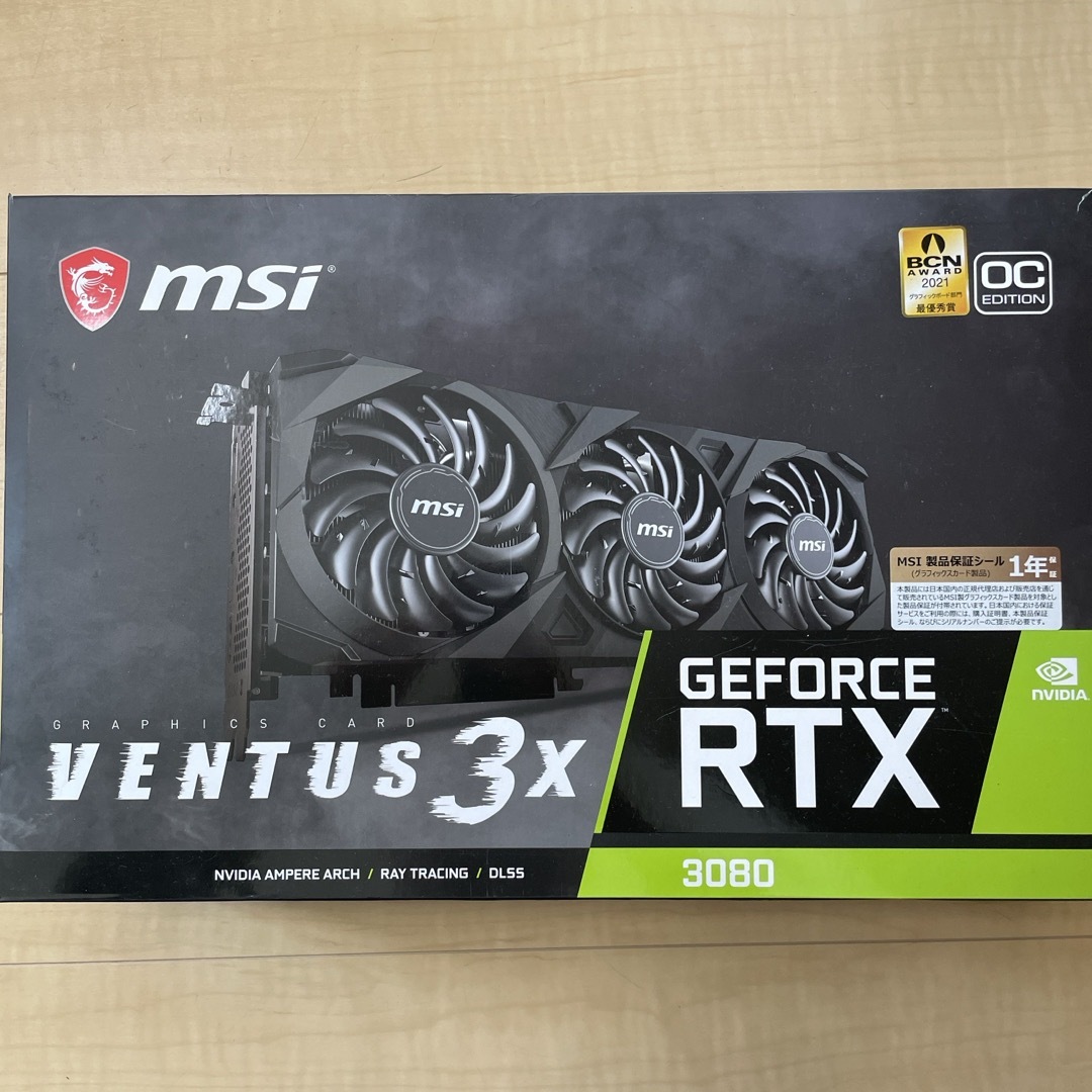 RTX 3080 MSIPCパーツ