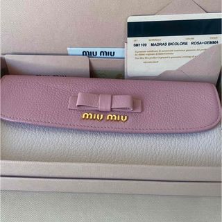 miumiu - 【特別価格】極美品❤︎miu miuリボンシェブロンステッチ ...