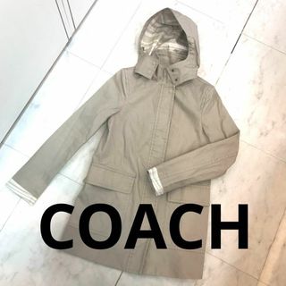 COACH ライトウェイト ウインドブレーカーフラップ付きポケット