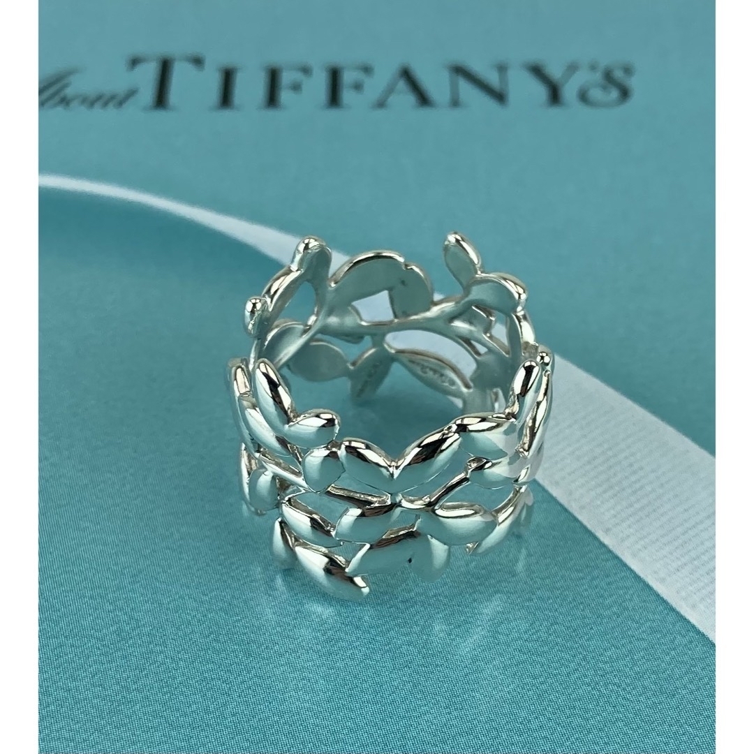 Tiffany & Co. ティファニー オリーブ ワイドリング 925
