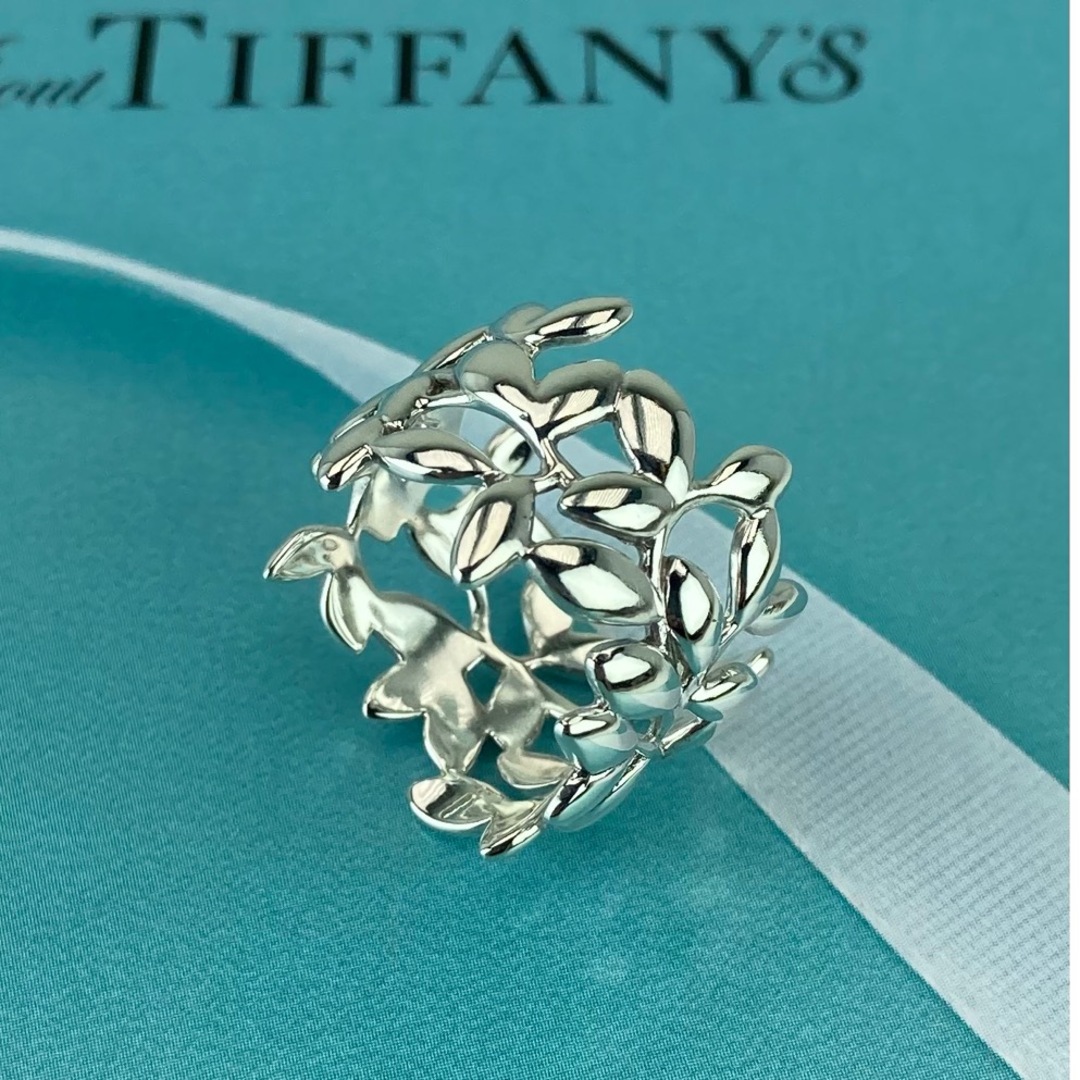 Tiffany & Co. ティファニー オリーブ ワイドリング 925 | フリマアプリ ラクマ