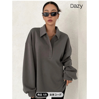 シーイン(SHEIN)のDAZY ドロップショルダー スウェット(その他)