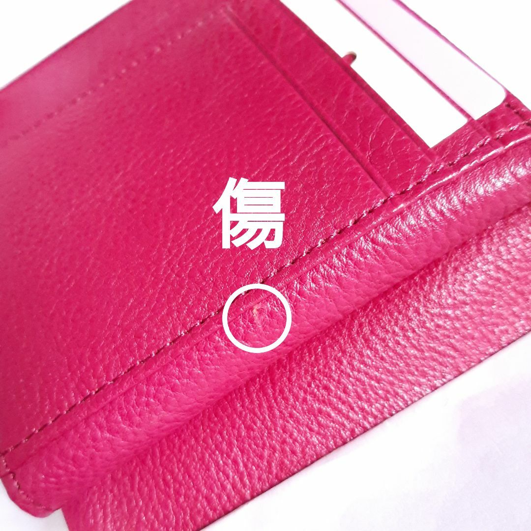 マゼンタ アナスイ ANNA SUI がま口 折り財布 ヴィンテージローズ 新品ファッション小物