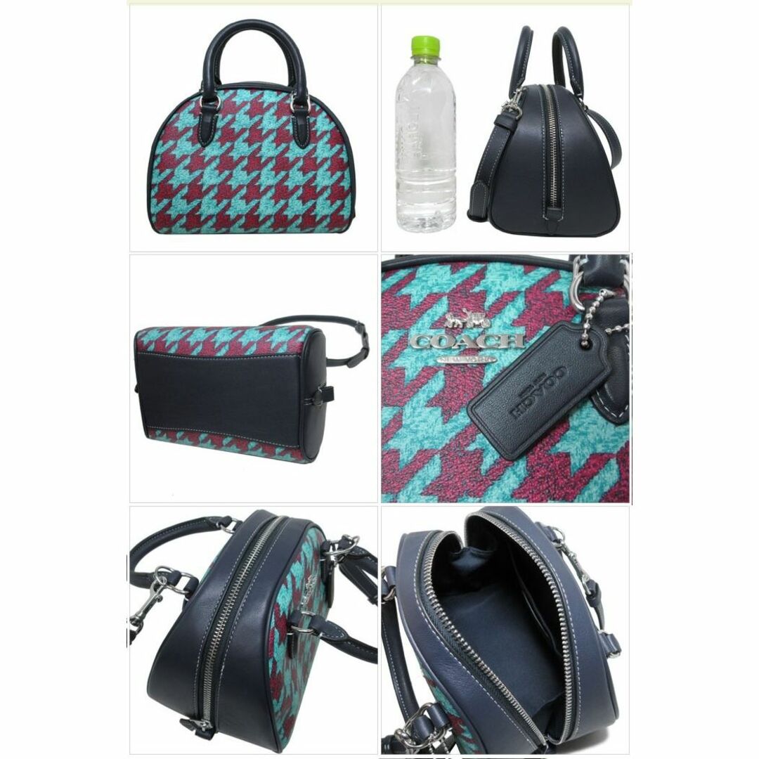 COACH(コーチ)の【新品】コーチ バッグ ハンドバッグ COACH 千鳥柄 ハウンドトゥース プリント シドニー サッチェル 2WAY 斜め掛け CJ628アウトレット レディース レディースのバッグ(ハンドバッグ)の商品写真