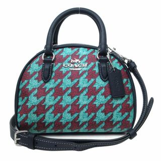 コーチ(COACH)の【新品】コーチ バッグ ハンドバッグ COACH 千鳥柄 ハウンドトゥース プリント シドニー サッチェル 2WAY 斜め掛け CJ628アウトレット レディース(ハンドバッグ)