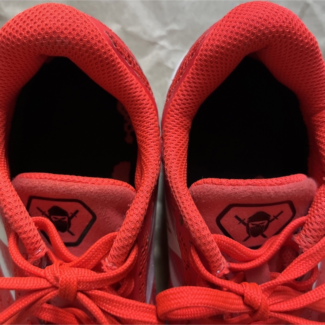 New Balance(ニューバランス)のニューバランス NB HANZO ランニングシューズ キッズ運動靴　21㎝　赤色 キッズ/ベビー/マタニティのキッズ靴/シューズ(15cm~)(スニーカー)の商品写真