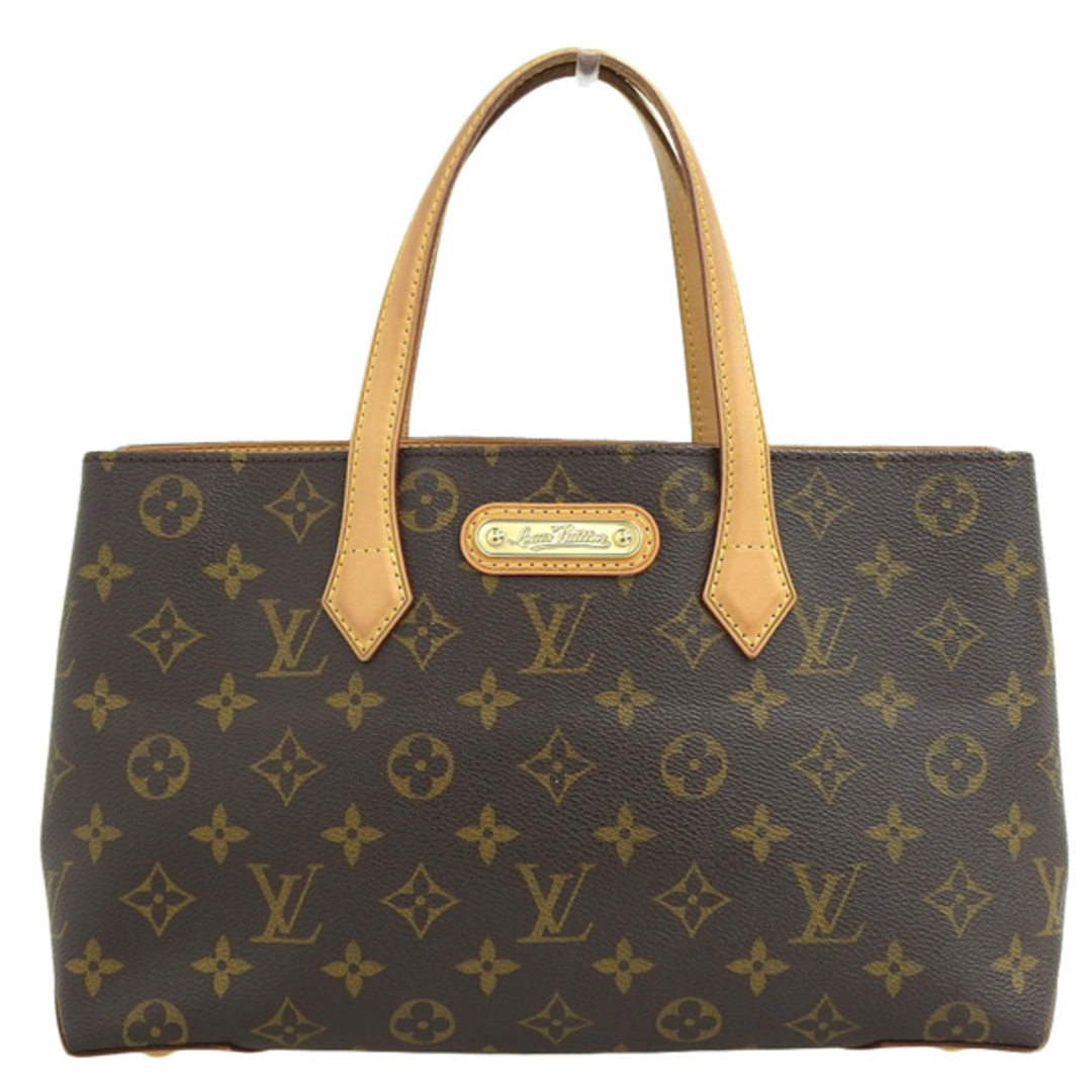 LOUIS VUITTON ルイヴィトン モノグラム ウィルシャーPM トートバッグ M40595 ブラウン gy