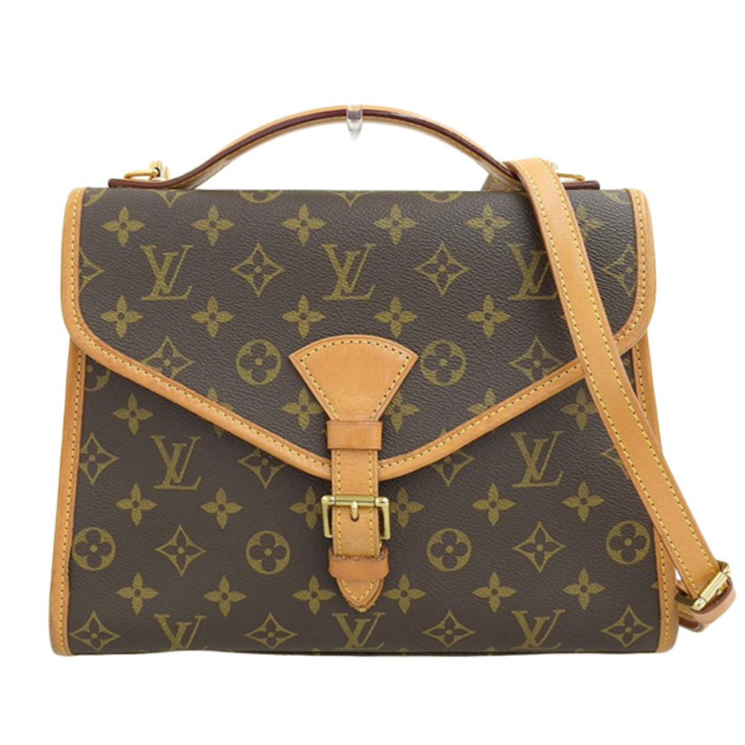 その他LOUIS VUITTON ルイヴィトン モノグラム ベルエア 2WAY ハンドバッグ M51122 ブラウン gy