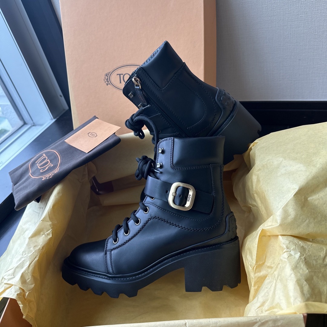 TOD'S - TOD'S ショートブーツ 厚底 36EU 新品の通販 by ちぴろ's shop