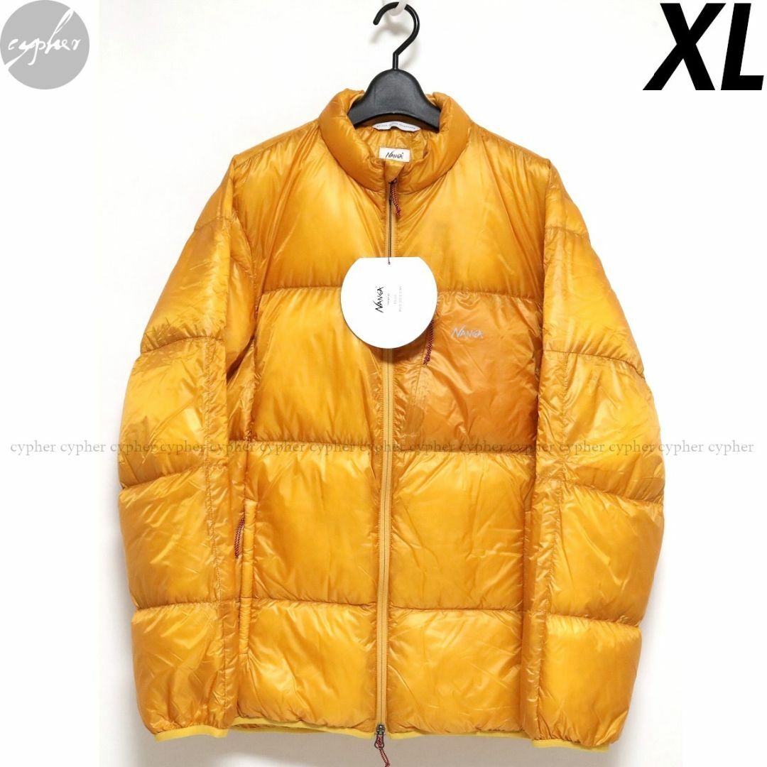 NANGA - XL 新品 NANGA マウンテン ロッジ ダウン ジャケット イエロー