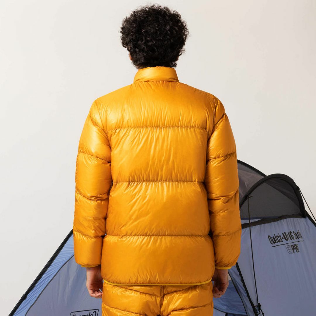 NANGA - XL 新品 NANGA マウンテン ロッジ ダウン ジャケット イエロー