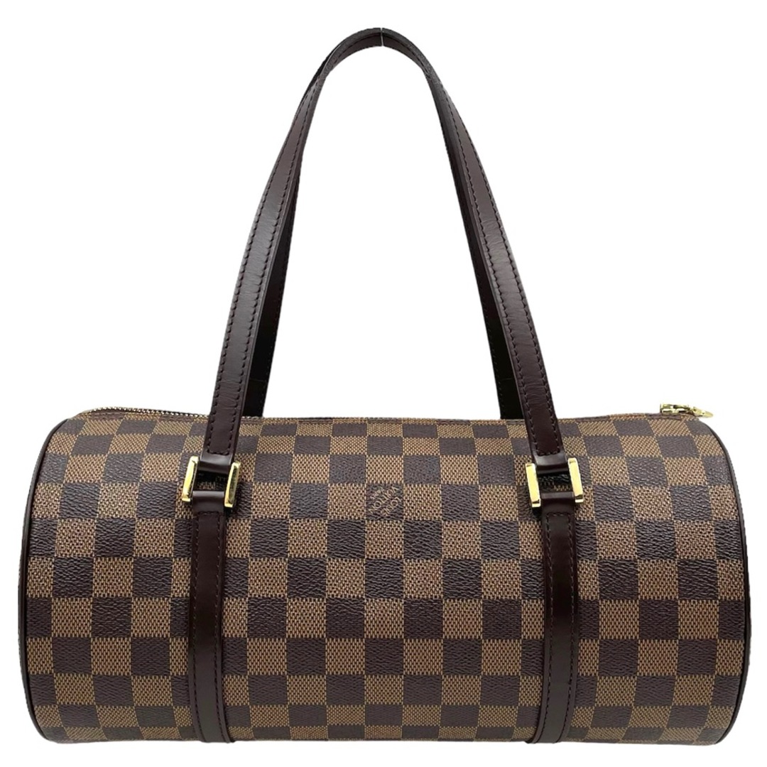 【限定価格】LOUIS VUITTON ルイヴィトン ハンドバッグ ダミエ パピヨン30 ボストンバッグ 鞄 かばん ポーチ付き N51303    ブラウン 茶 ゴールド金具 レディース 定番【品】