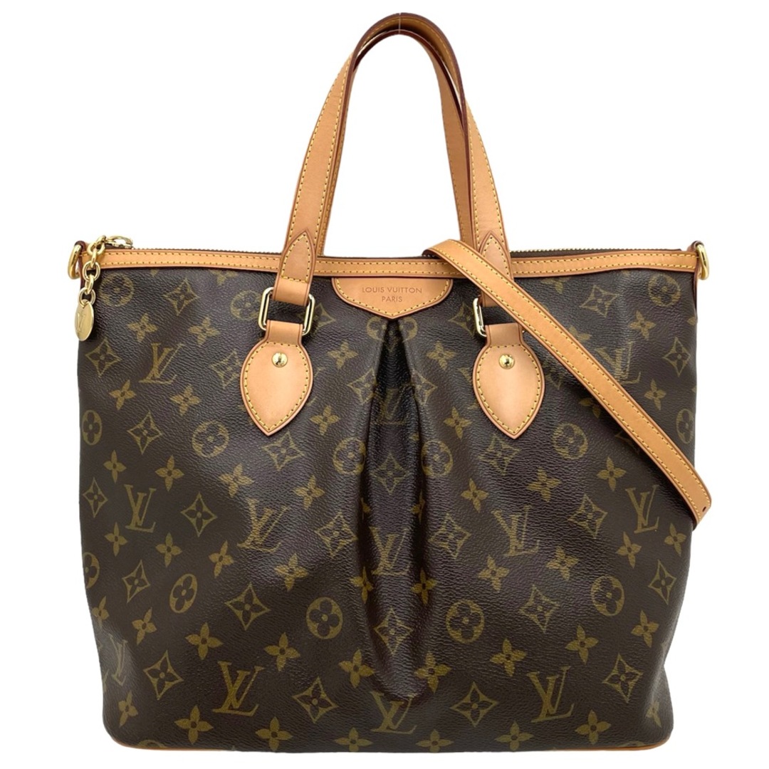 LOUIS VUITTON ルイヴィトン 2WAY モノグラム パレルモPM PalermoPM ハンドバッグ ショルダーバッグ トートバッグ 鞄 かばん M40145    ブラウン 茶 ゴールド金具 レディース 定番【品】