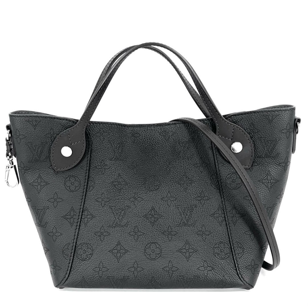 LOUIS VUITTON ルイヴィトン 2WAY モノグラムマヒナ ヒナPM ショルダーバッグ ハンドバッグ トートバッグ ブラック 黒 かばん 鞄 M54350    ノワール シルバー金具 レディース 定番 美品【品】