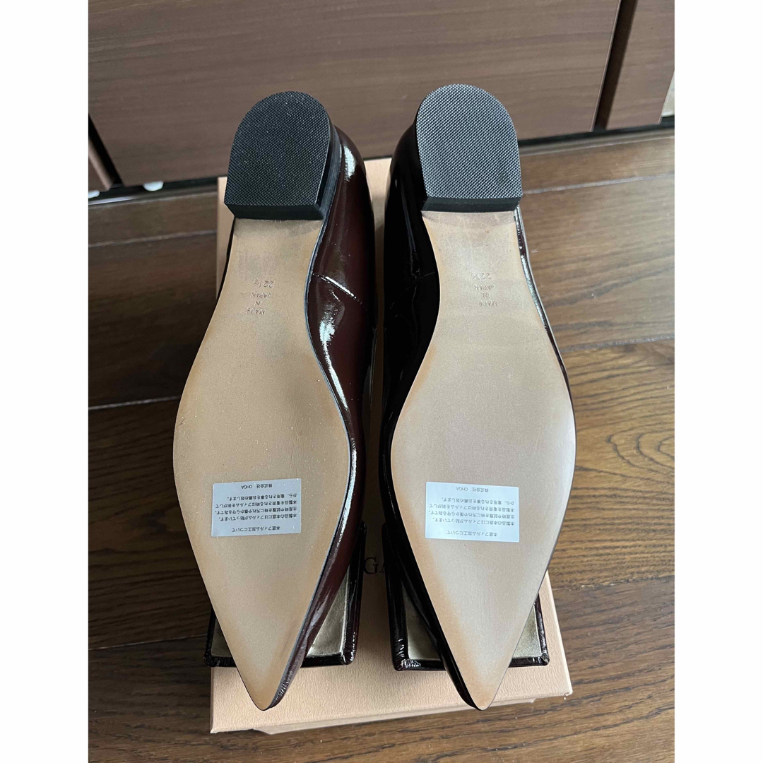 ohga パンプス　ブラウン　22.5cm レディースの靴/シューズ(ハイヒール/パンプス)の商品写真