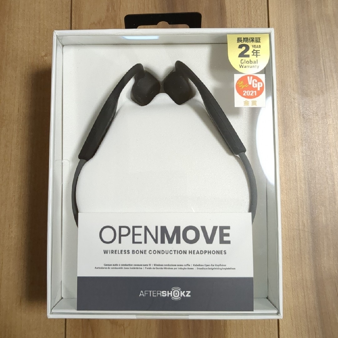 AFTERSHOKZ OPENMOVE SLATE GREY 骨伝導ワイヤレスヘ