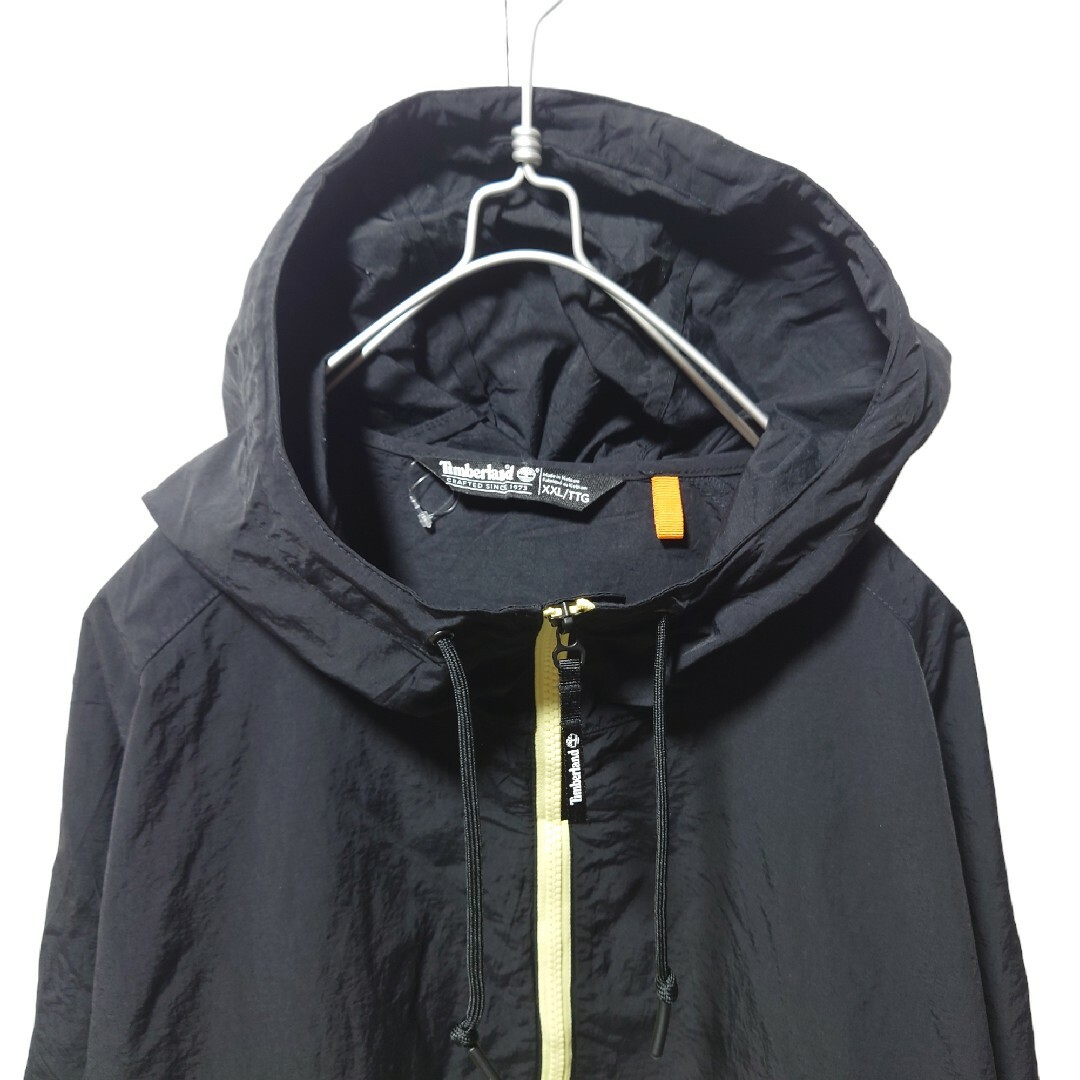 Timberland - 【Timberland】ロゴデザイン ナイロンアノラックパーカー